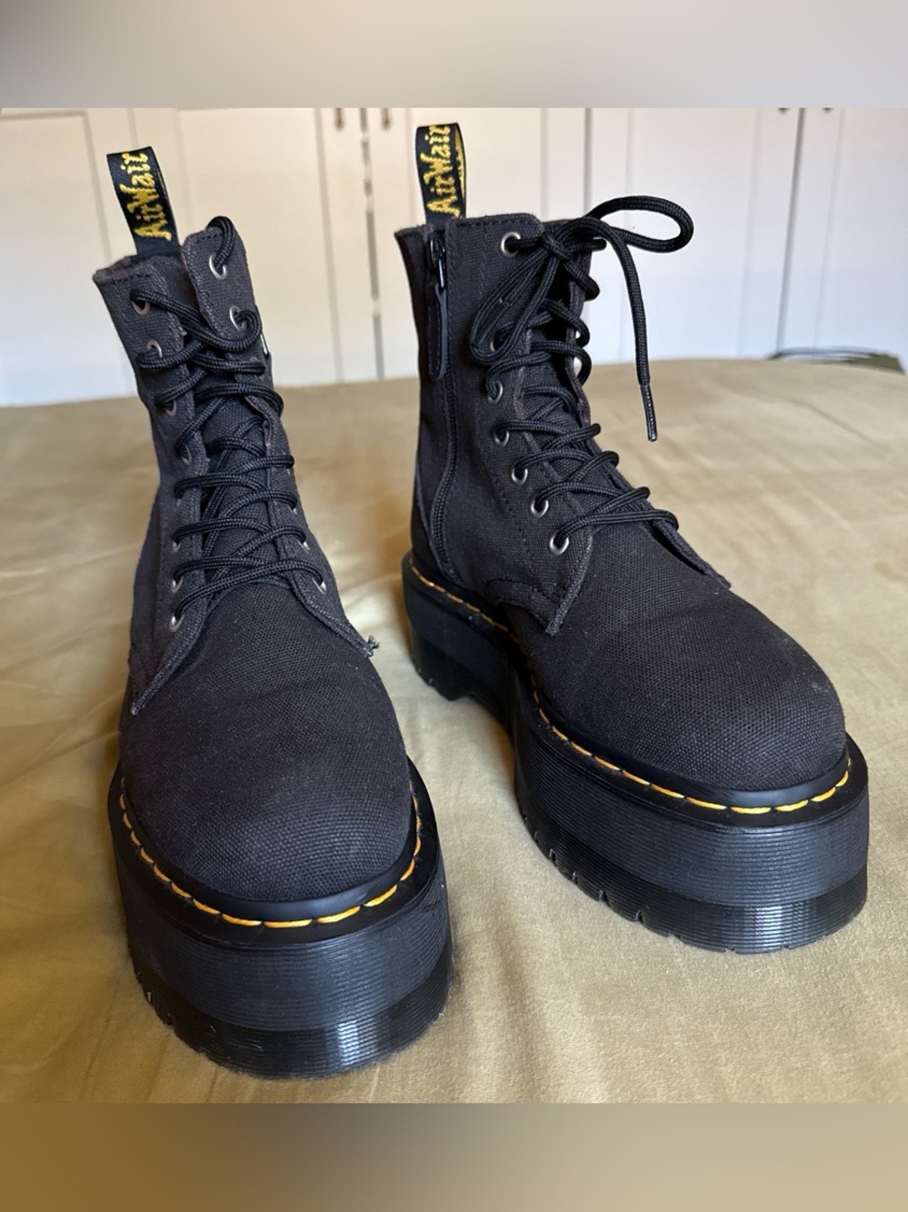 Dr. Martens x X-Girl Jadon Max Platform Boots Black US 8